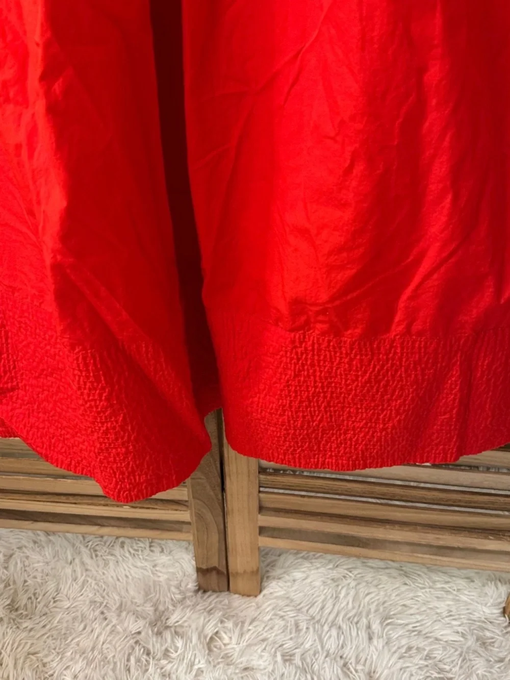 The Great. The Day Break Midi Dress Size 1/S in red - Picture 5 of 6